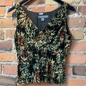 Josephine Chaus Sleeveless Silky Top - size 4